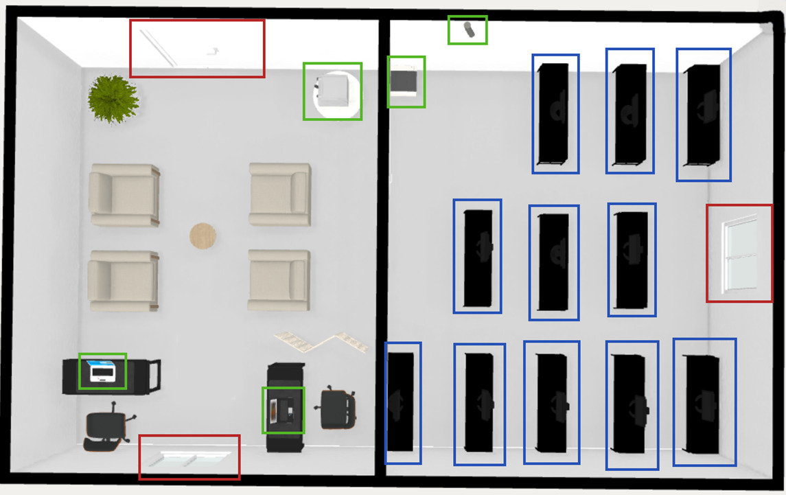 Building blueprint illustrating security flaws and vulnerable-by-design architecture, representing cybersecurity weaknesses caused by insecure system design.